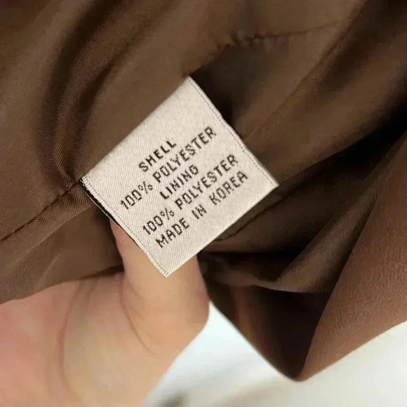 Talbots suede brown jacket size 10 - Picture 7 of 7